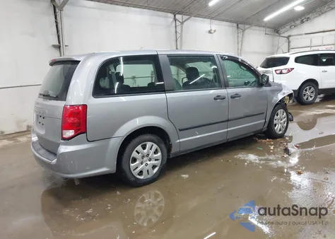 2016 Dodge Grand Caravan American Value Pkg z USA, uszkodzony, nr VIN 2C4RDGBG0GR102980